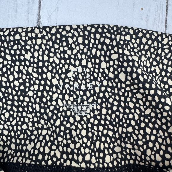 Varley Black Mixed Pebble Print Luna High Rise 7/8 Legging Size Large - Picture 10 of 16